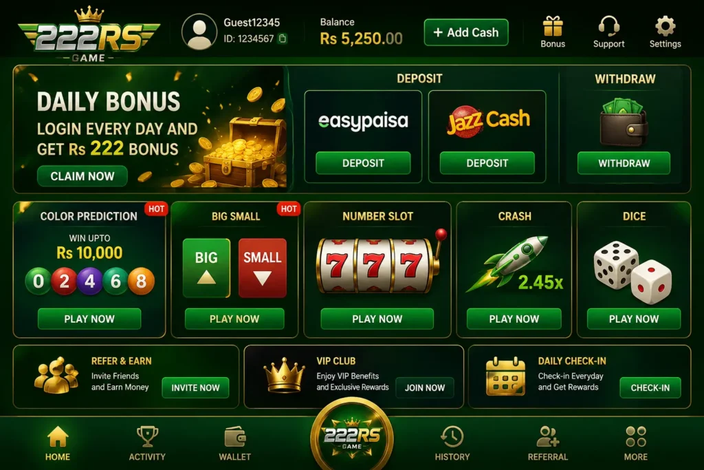 222 RS Game